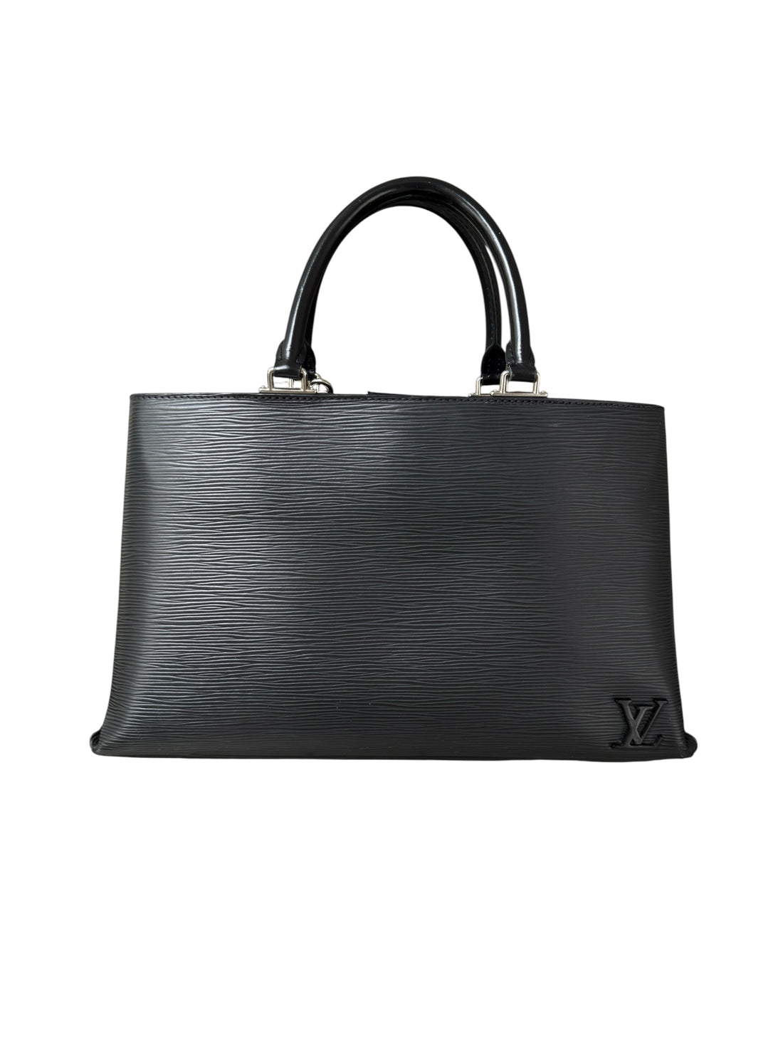 Louis Vuitton Kleber MM aus schwarzem EPI Leder und abnehmbarem Schulterriemen