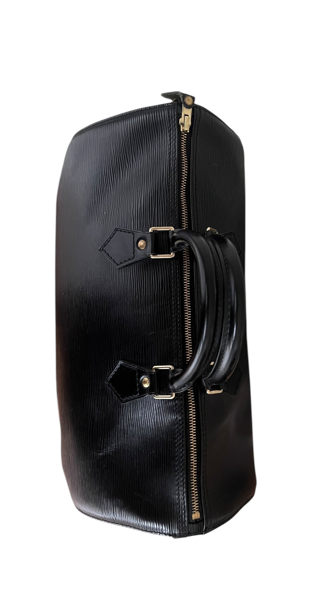 Louis Vuitton Speedy schwarzes EPI Leder