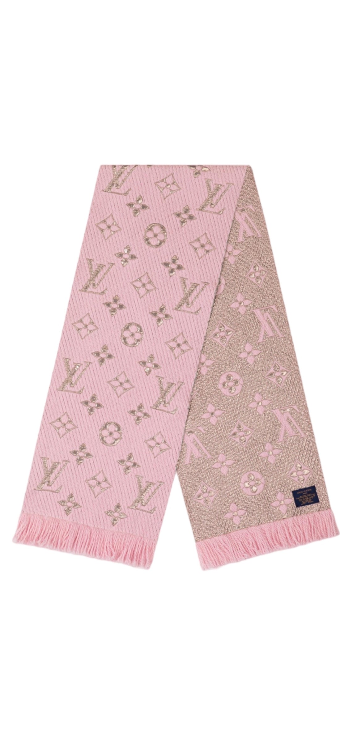 Louis Vuitton Schal Logomania Monogram in rosa