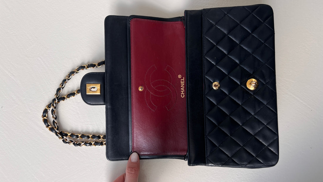Chanel Classic Timeless Double Flap Bag Vintage