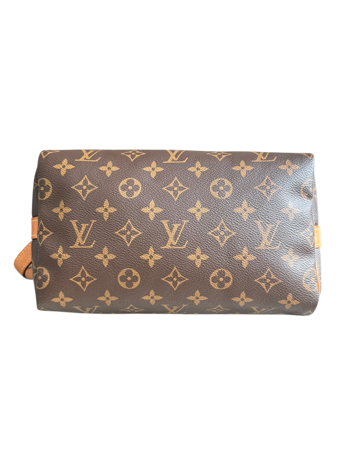 Louis Vuitton Speedy Monogram Canvas 25 mit abnehmbarem und verstellbarem Schulterriemen.