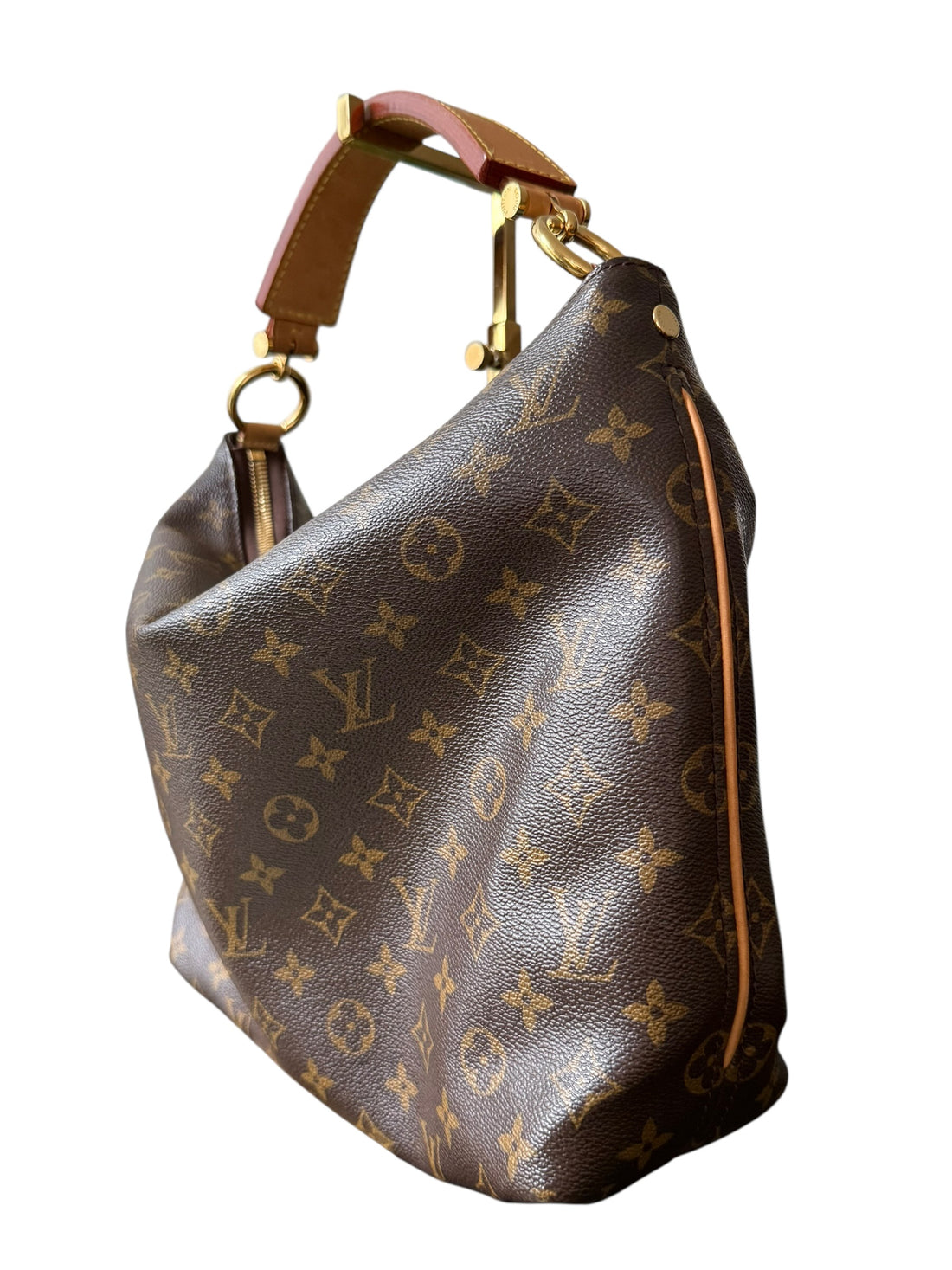 Louis Vuitton Sully pm Monogram Canvas mit breitem Schulterriemen