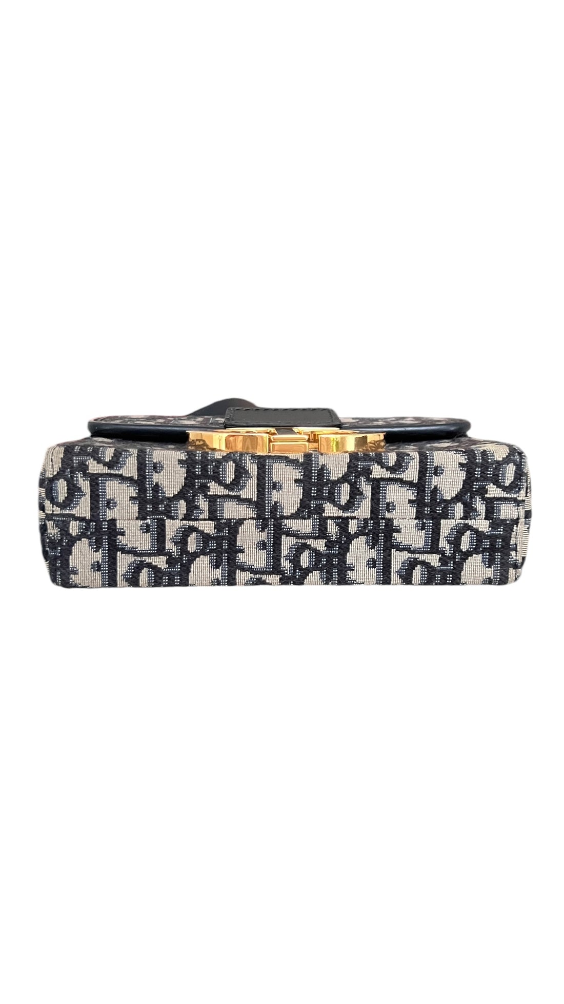 Dior 30 Montaigne Box Tasche in Oblique blau