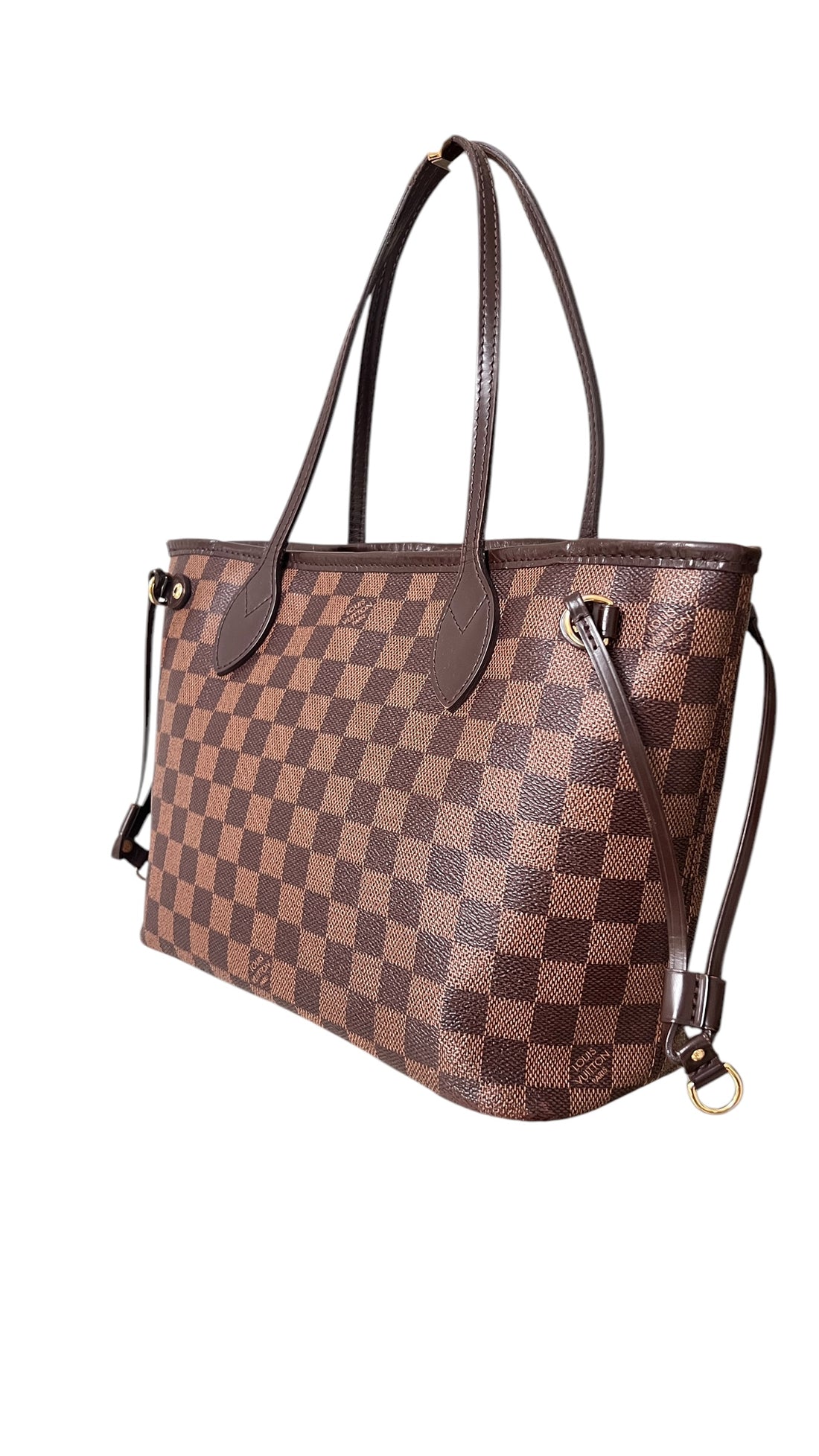 Louis Vuitton Neverfull pm in Damier Ebene Canvas