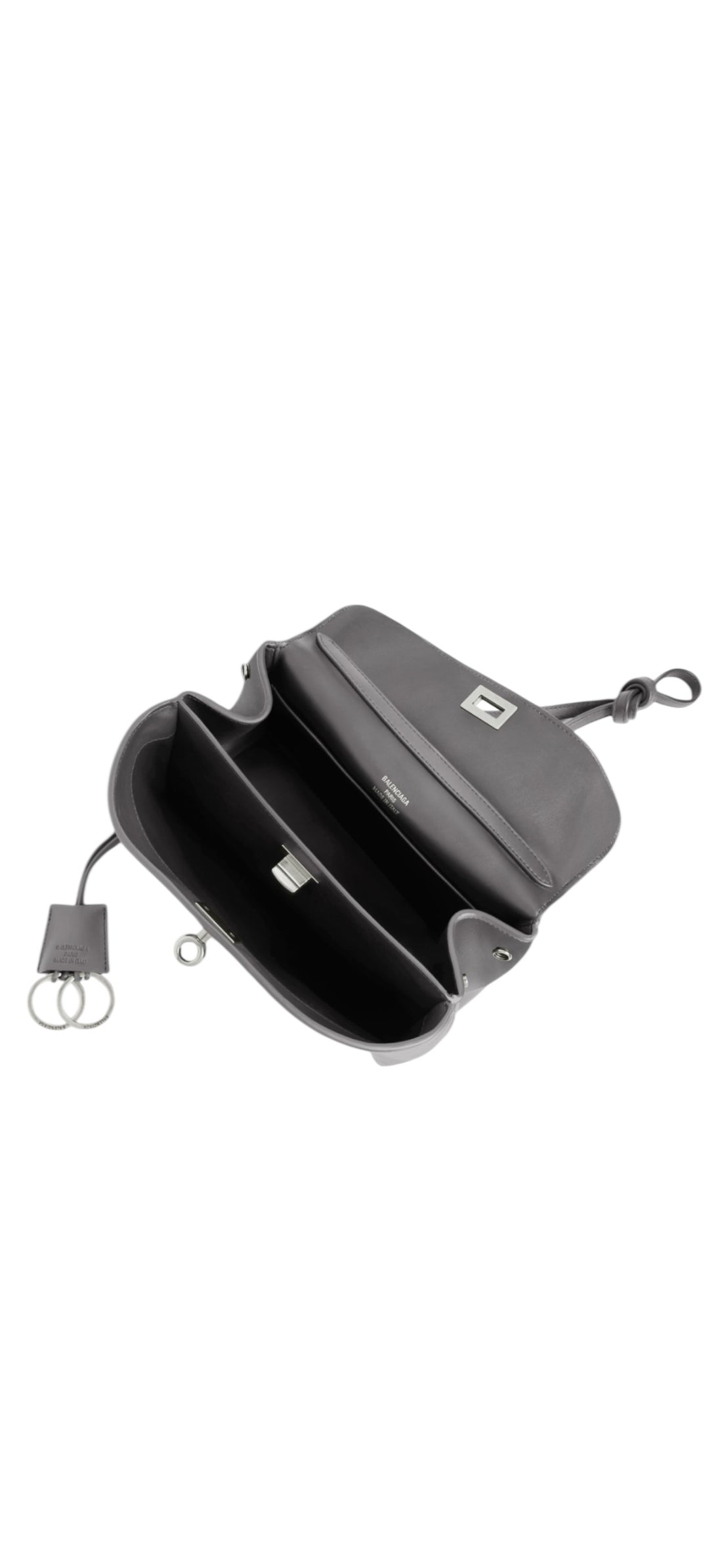 Balenciaga Tote Bag Rodeo Mini aus Kalbsleder in der Farbe Grau