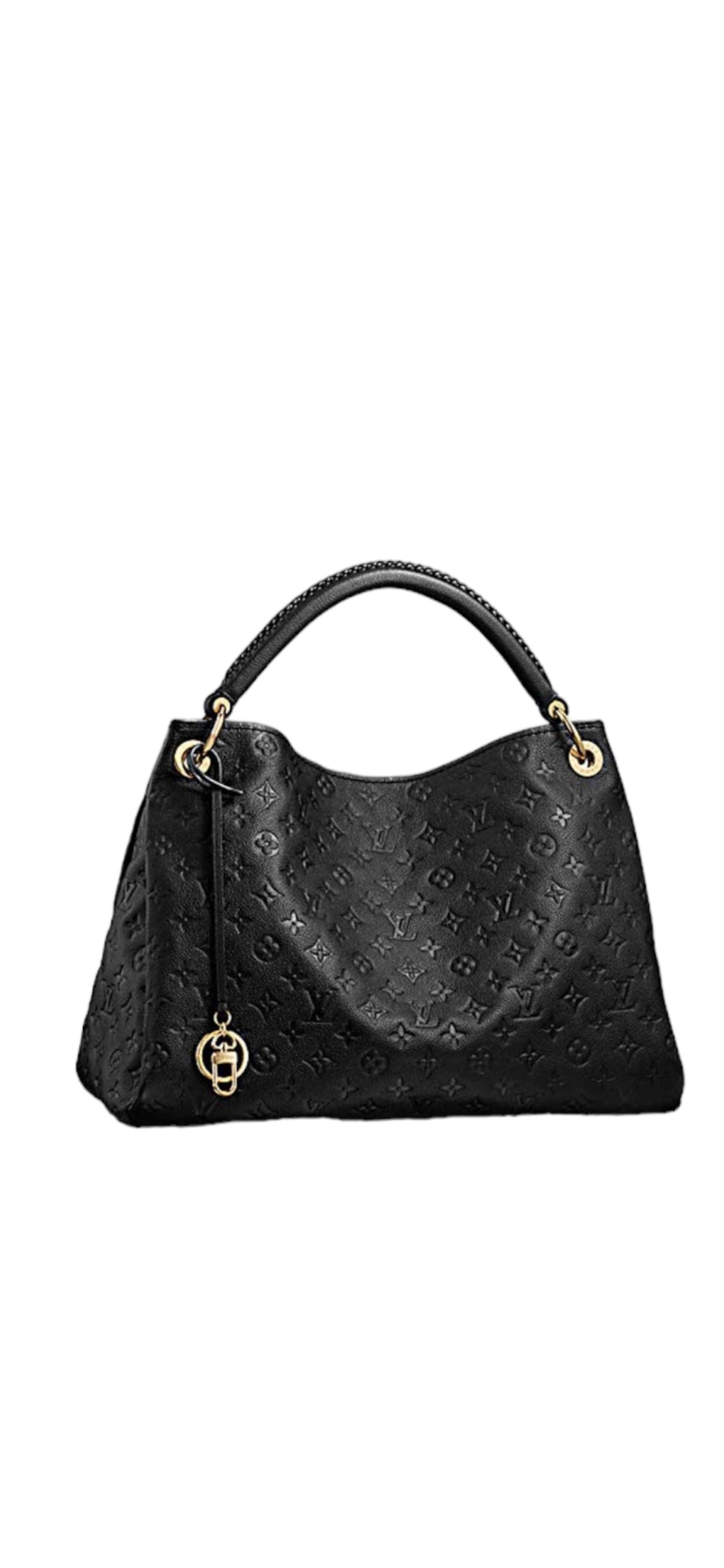 Louis Vuitton Artsy Monogram Empreinte Leder in schwarz