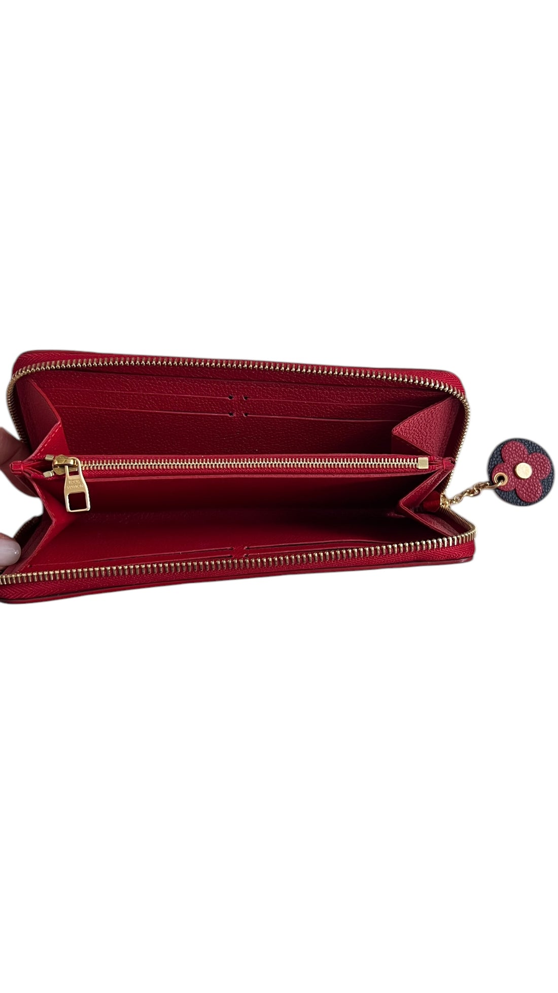 Louis Vuitton Clémence Geldbörse in Monogram Empreinte Leder