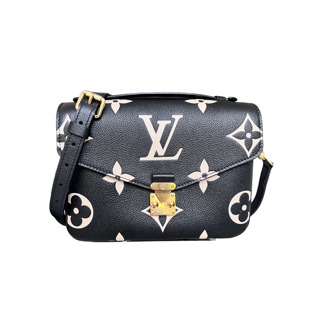 Louis Vuitton Pochette Métis Monogram Empreinte Leder Bicolor