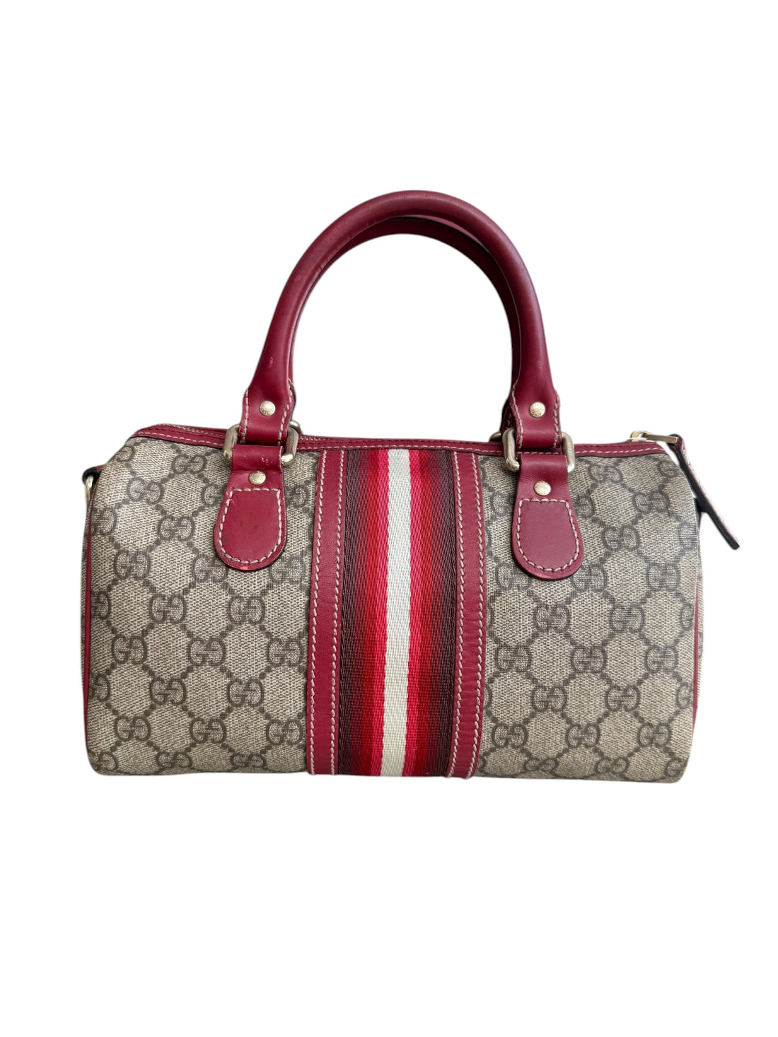 Gucci small Joy Boston Bag GG Supreme Web