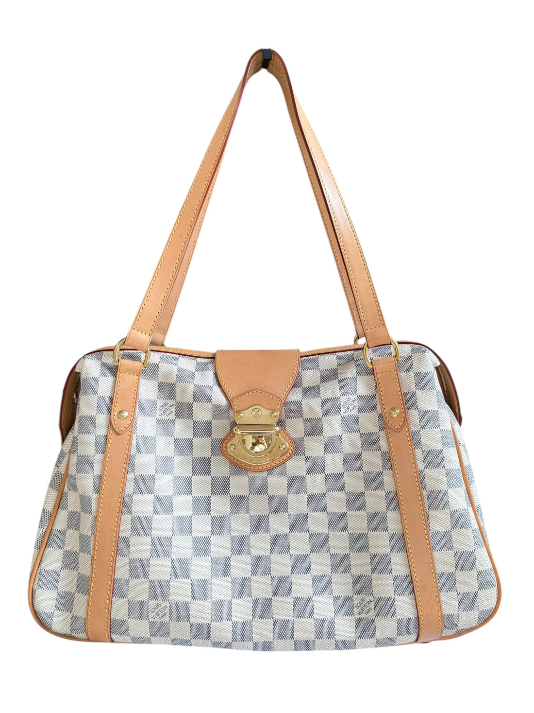 Louis Vuitton Stresa Schultertasche Damier Azur Canvas