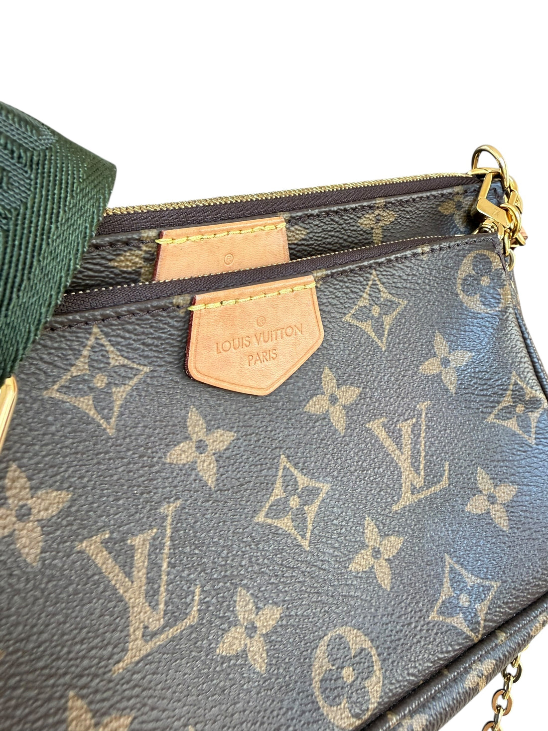 Louis Vuitton Multi Pochette Khaki Monogram Canvas