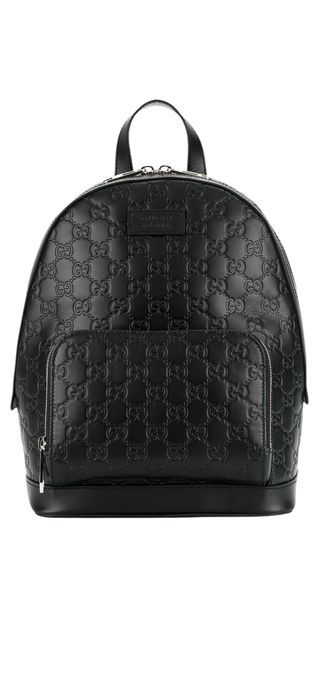 Gucci Guccissima Signature Backpack Rucksack in schwarz Herren