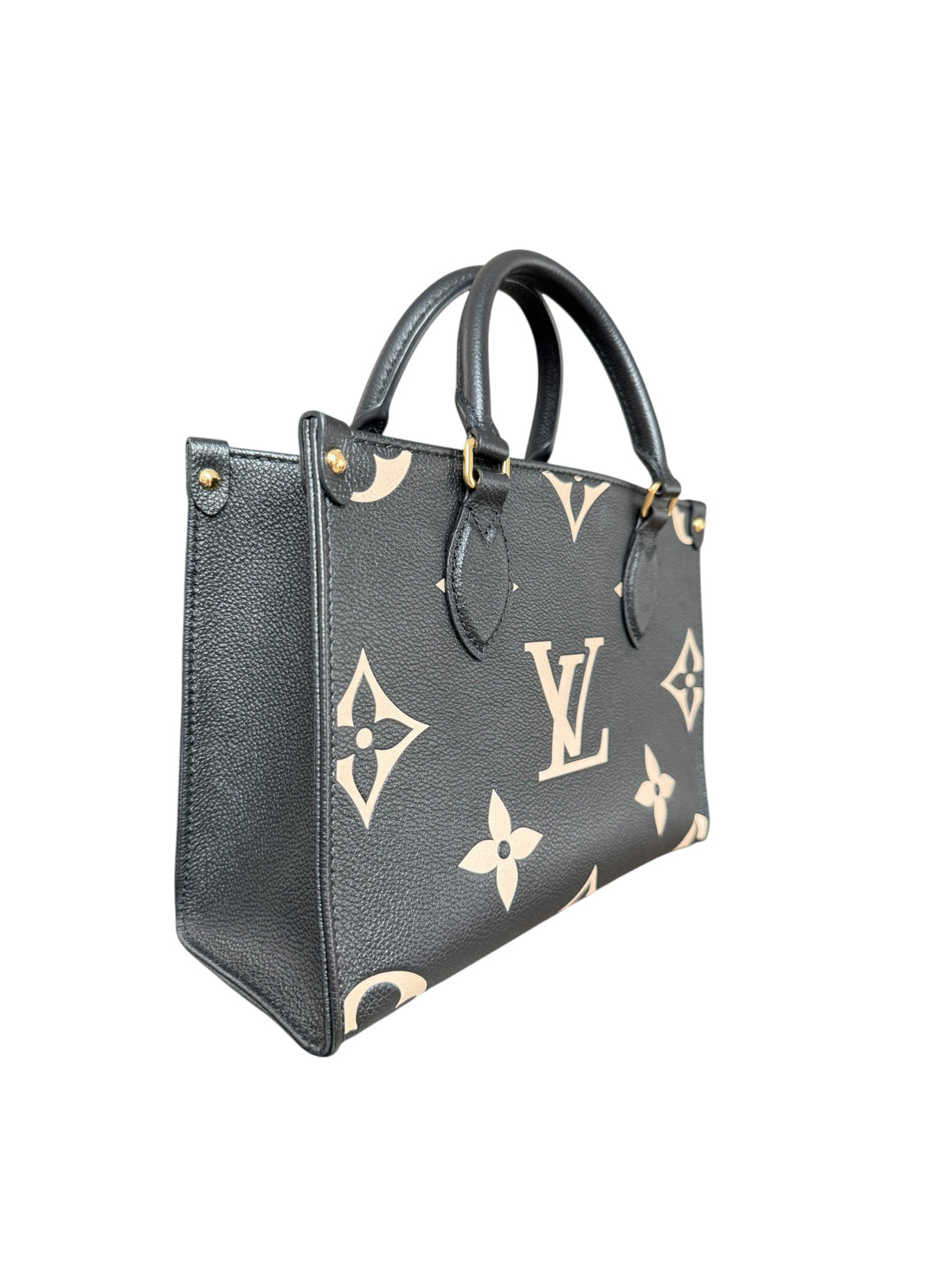 Louis Vuitton Onthego pm Empreinte Leder Bicolor schwarz