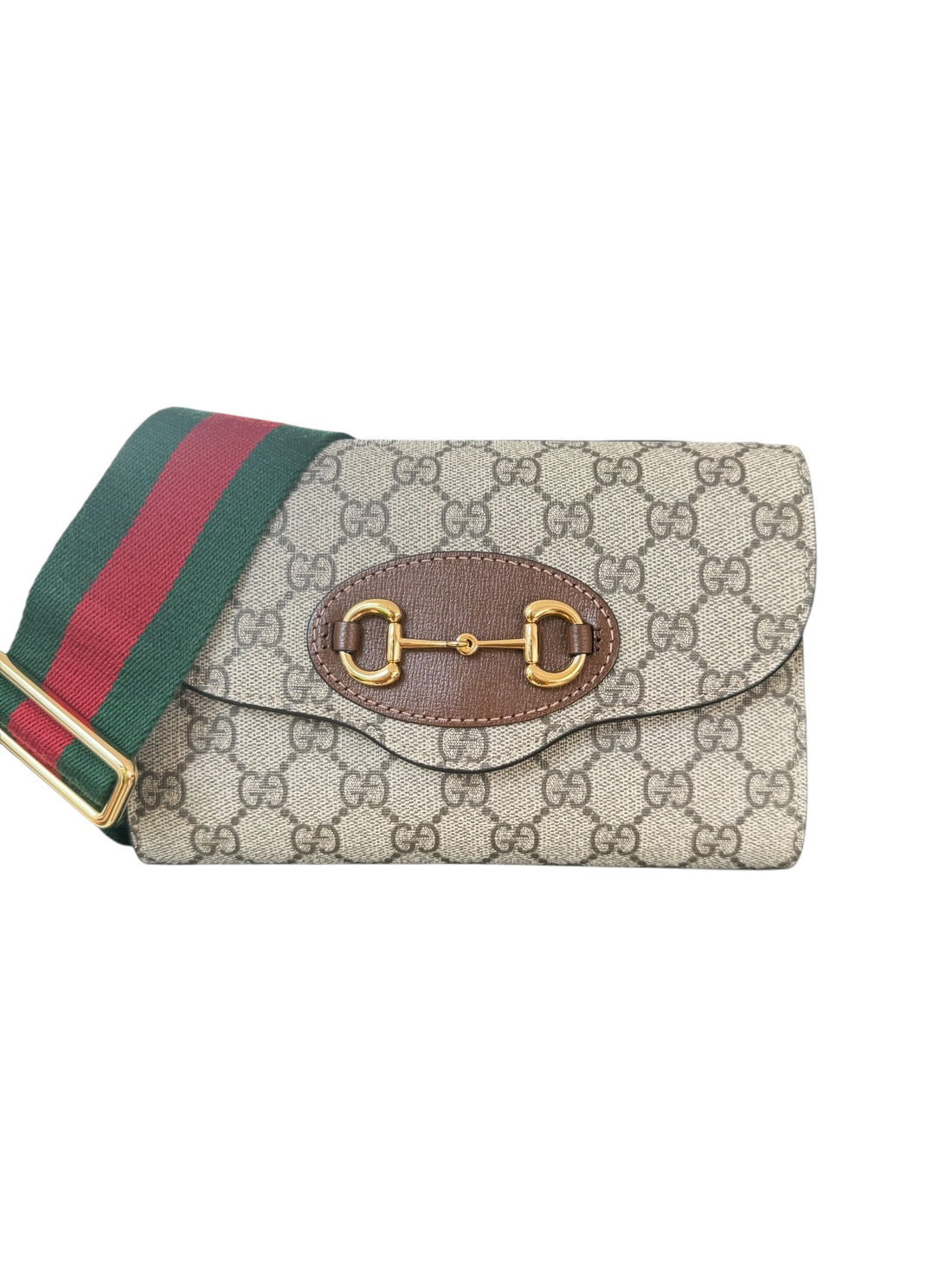 Gucci Horsebit 1955 Mini Schultertasche mit einem abnehmbarem Schulterriemen
