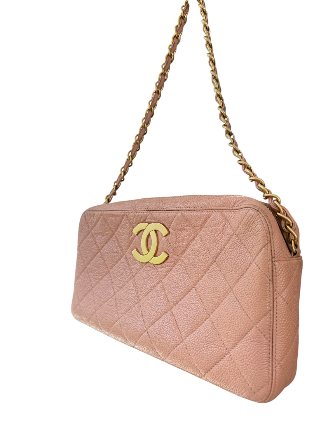Chanel Vintage Camera Bag Schultertasche aus Caviarleder