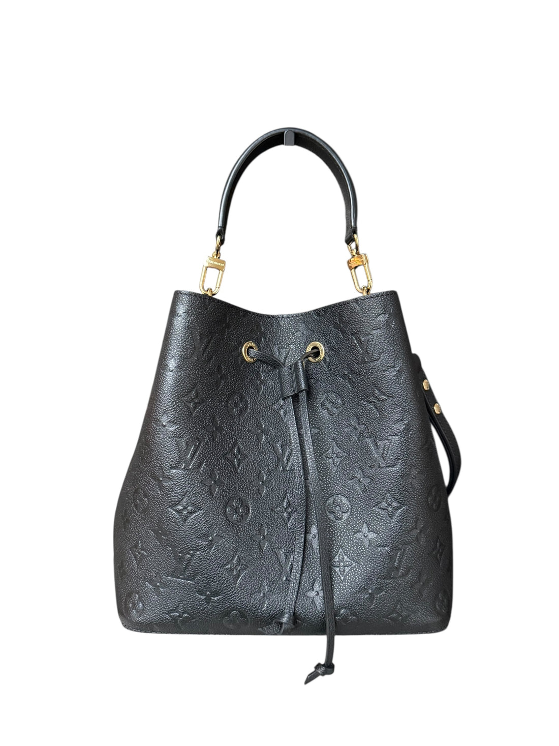 Louis Vuitton Néonoé Monogram Empreinte Leder in der Farbe schwarz