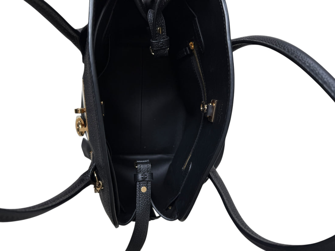 Louis Vuitton Milla pm aus schwarzem Kalbsleder