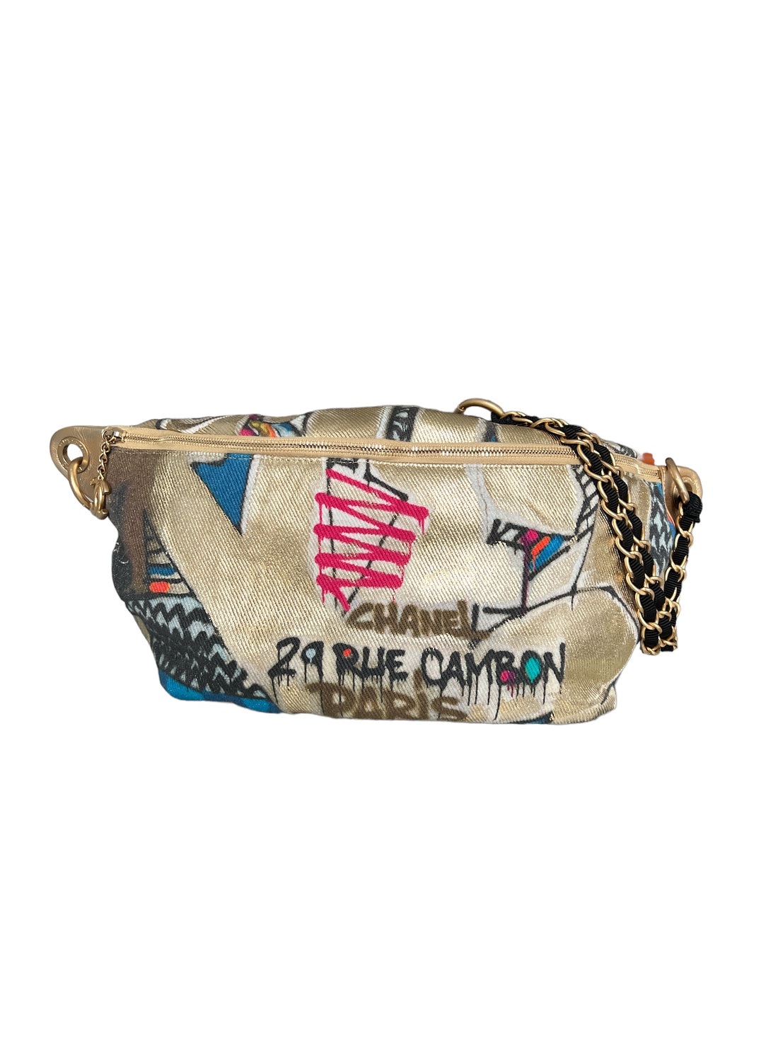 Chanel Waist Bum Bag Graffiti Street