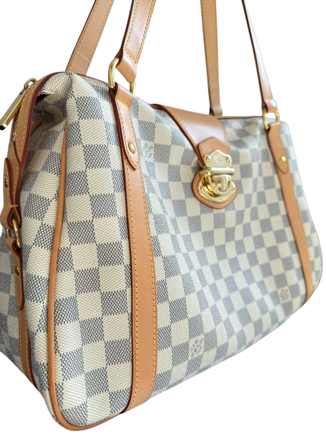 Louis Vuitton Stresa Schultertasche Damier Azur Canvas