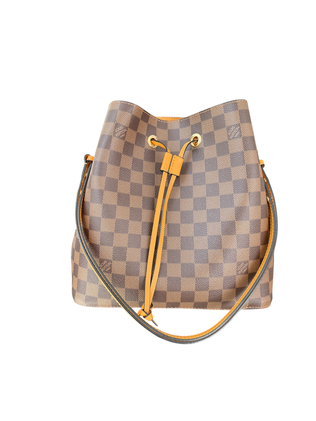 Louis Vuitton Néonoé MM Damier Ebene Safran