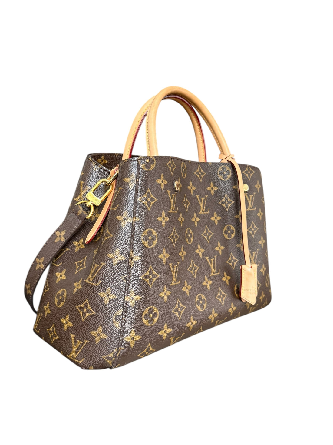 Louis Vuitton Montaigne in Monogram Canvas mit abnehm- und verstellbaren Schulterriemen