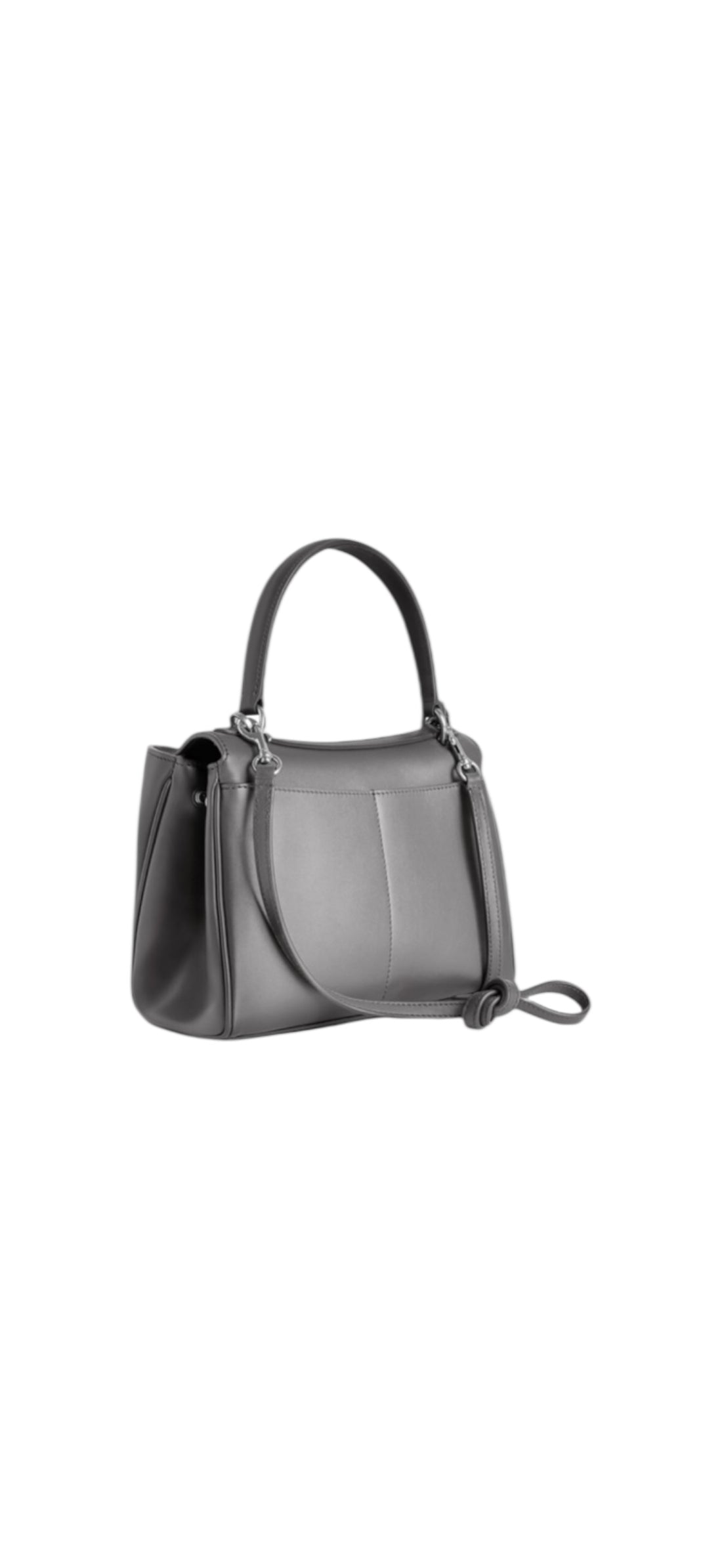 Balenciaga Tote Bag Rodeo Mini aus Kalbsleder in der Farbe Grau