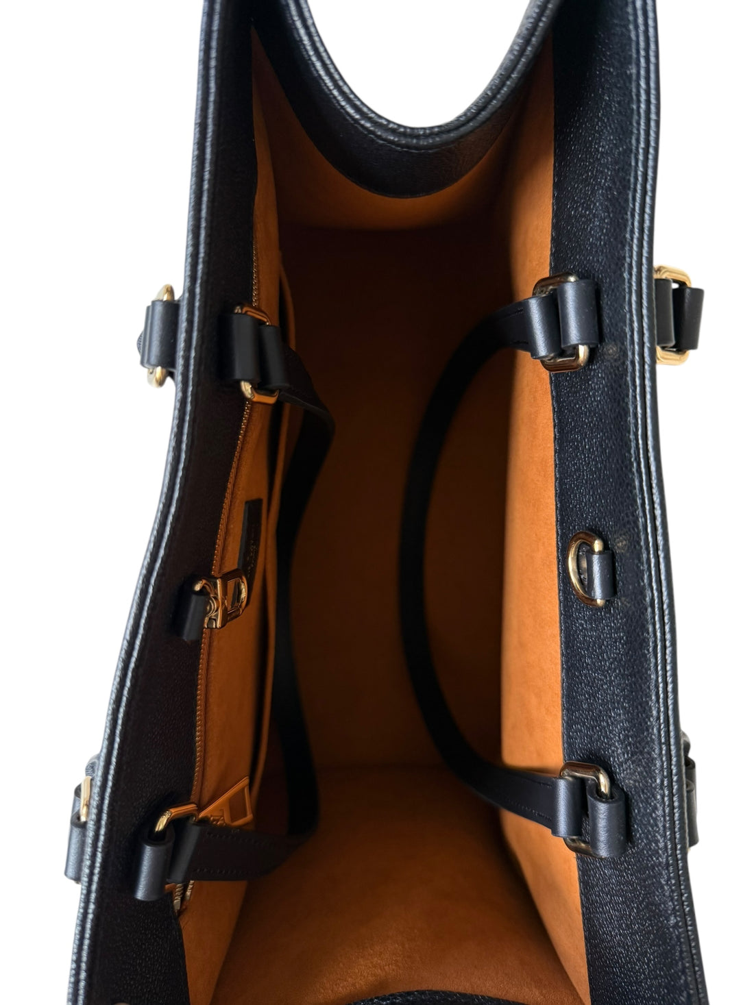 Louis Vuitton OnTheGo MM in Monogram Empreinte Leder schwarz