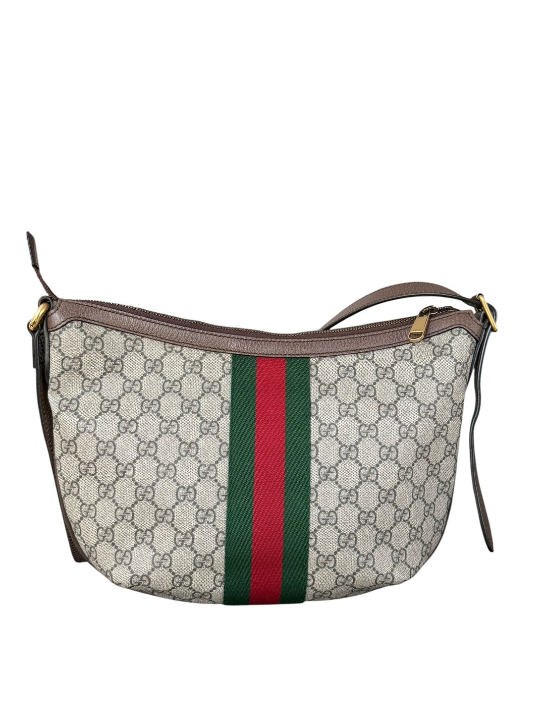 Gucci Ophidia small Schulter Tasche mit verstellbaren Schulterriemen.