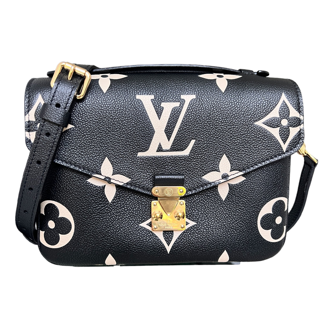 Louis Vuitton Pochette Métis Monogram Empreinte Leder Bicolor