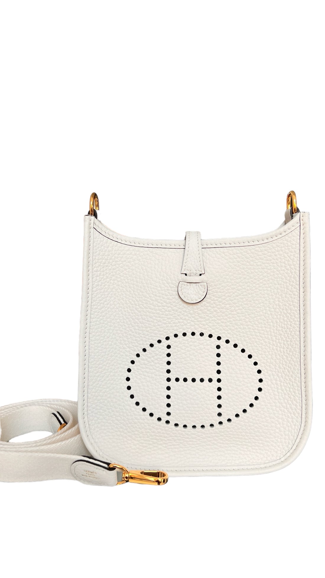 Hermès Evelyne 16 Mini Amazone new white