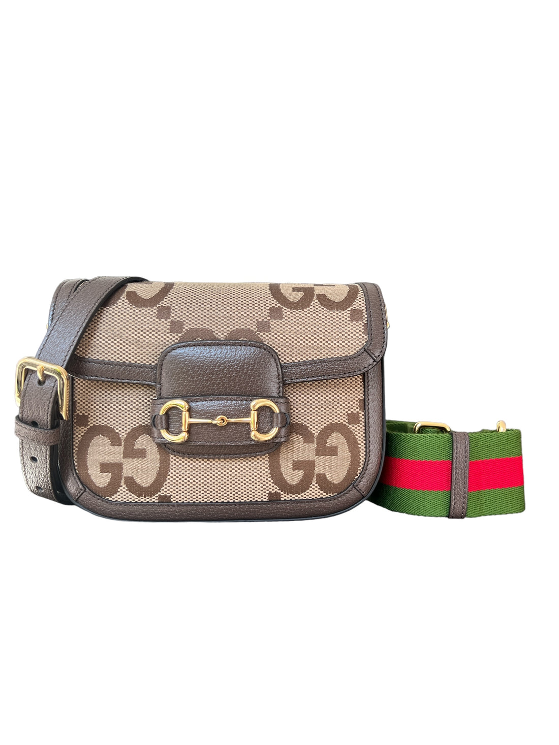Gucci Horsebit Jumbo GG mini Canvas