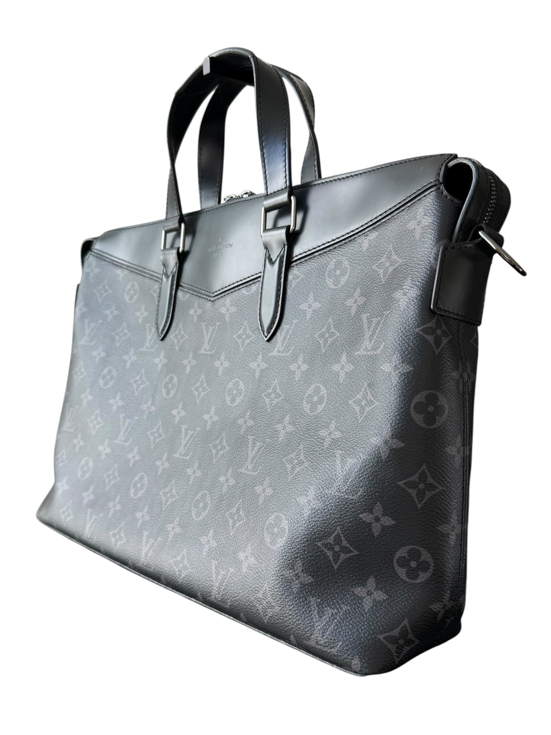 Louis Vuitton Briefcase Explorer Monigrsm Eclipse mit abnehmbaren und verstellbaren Schulterriemen