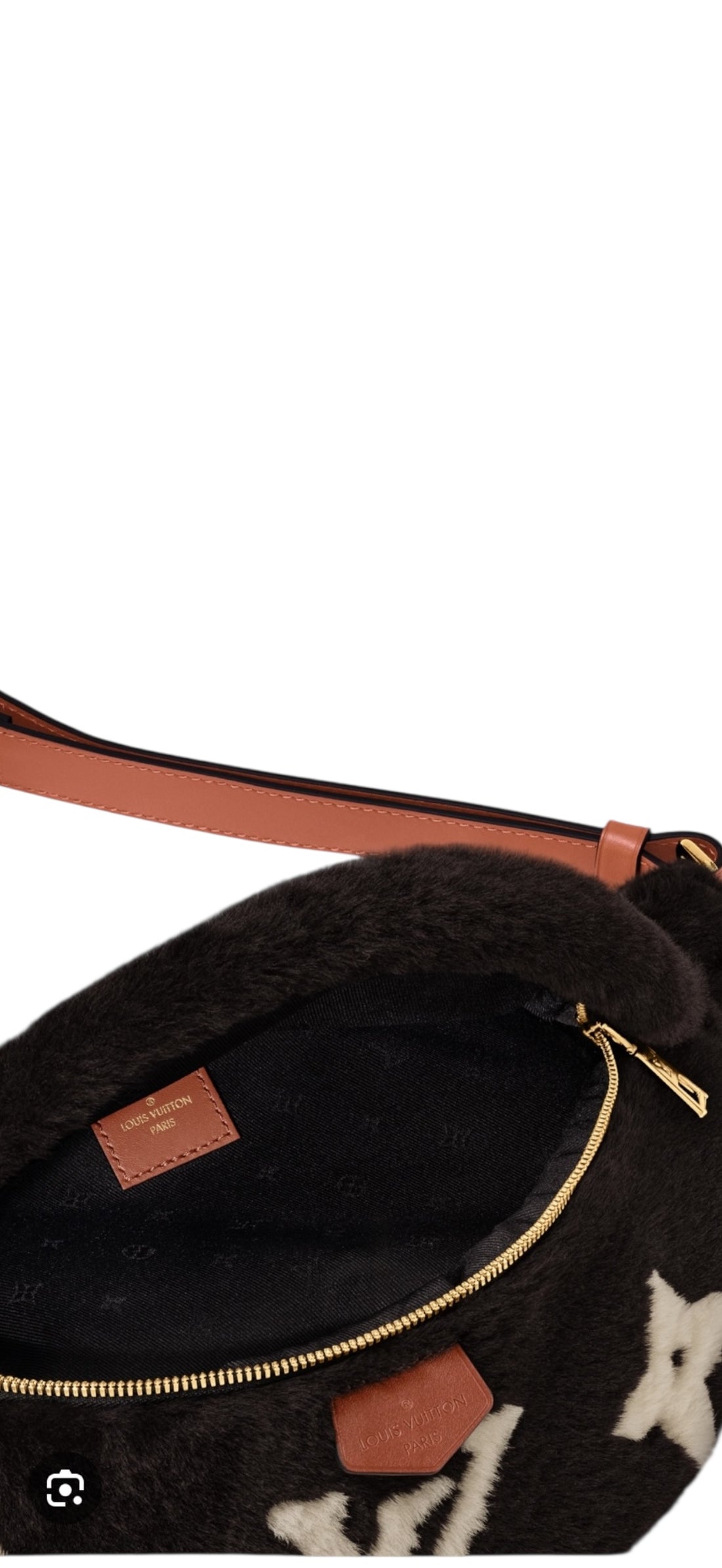 Louis Vuitton Bumbag Shearling Lammfell Bicolor aus der limitierten Ski Cozygram Kollektion 2025