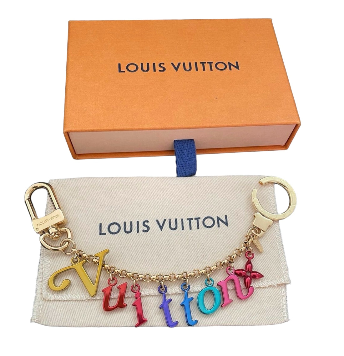 Louis Vuitton Taschenschmuck Schlüsselanhänger New Wave