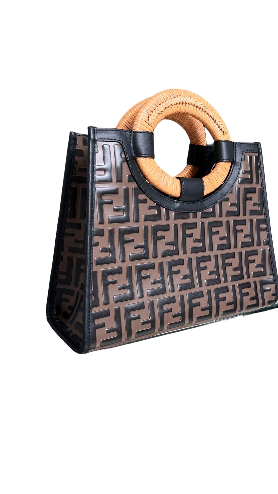 FENDI Fendi Runaway Zucca Tote Bag