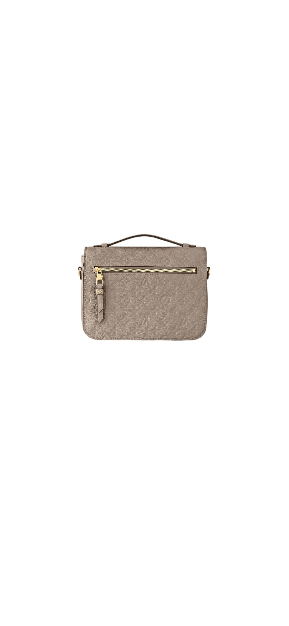 Louis Vuitton Metis Pochette Monogram Empreinte Leder in Tourterelle