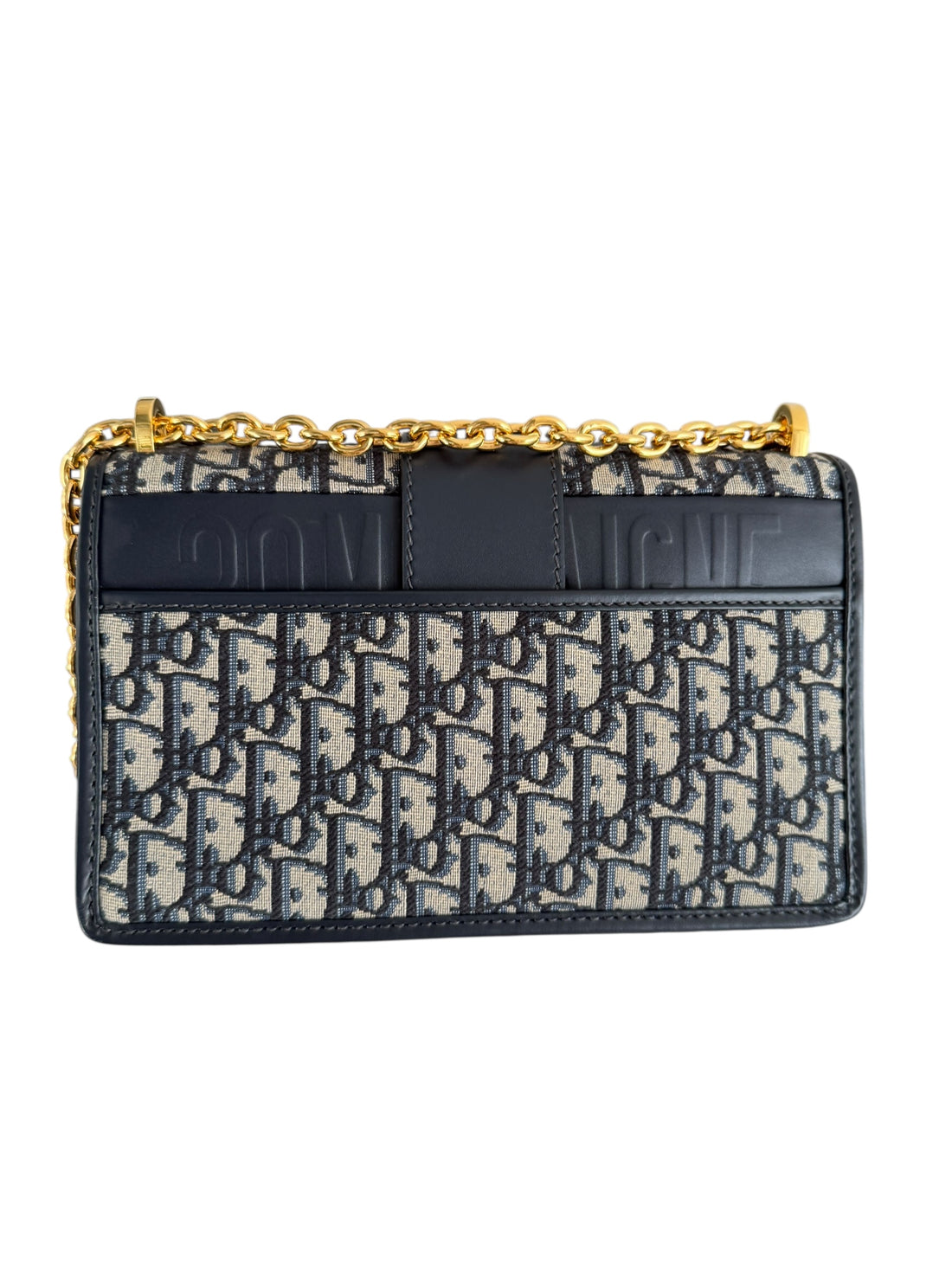Dior Montaigne Bag 30 Dior Oblique Jacquard in Blau
