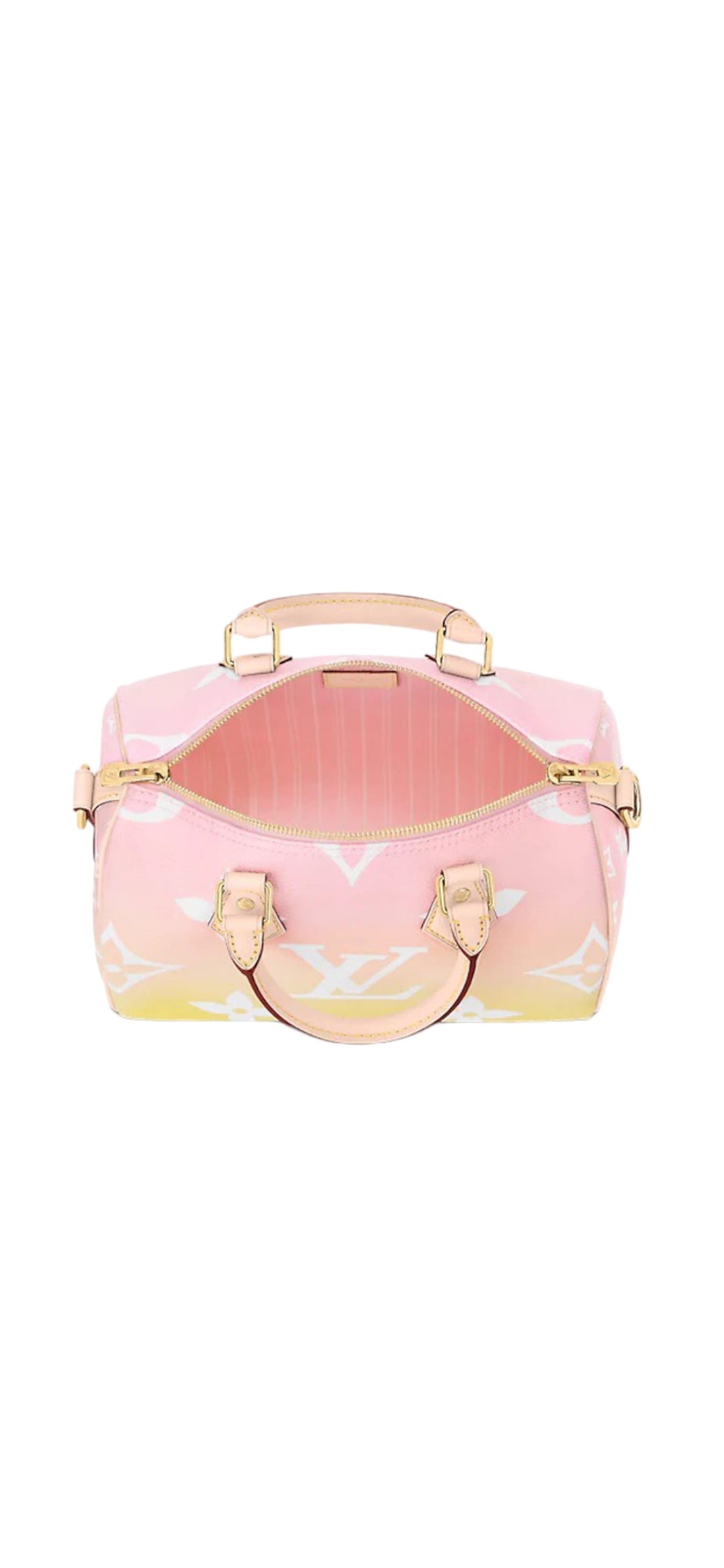 Louis Vuitton Speedy 25 Bandouliere Rose "by the pool"