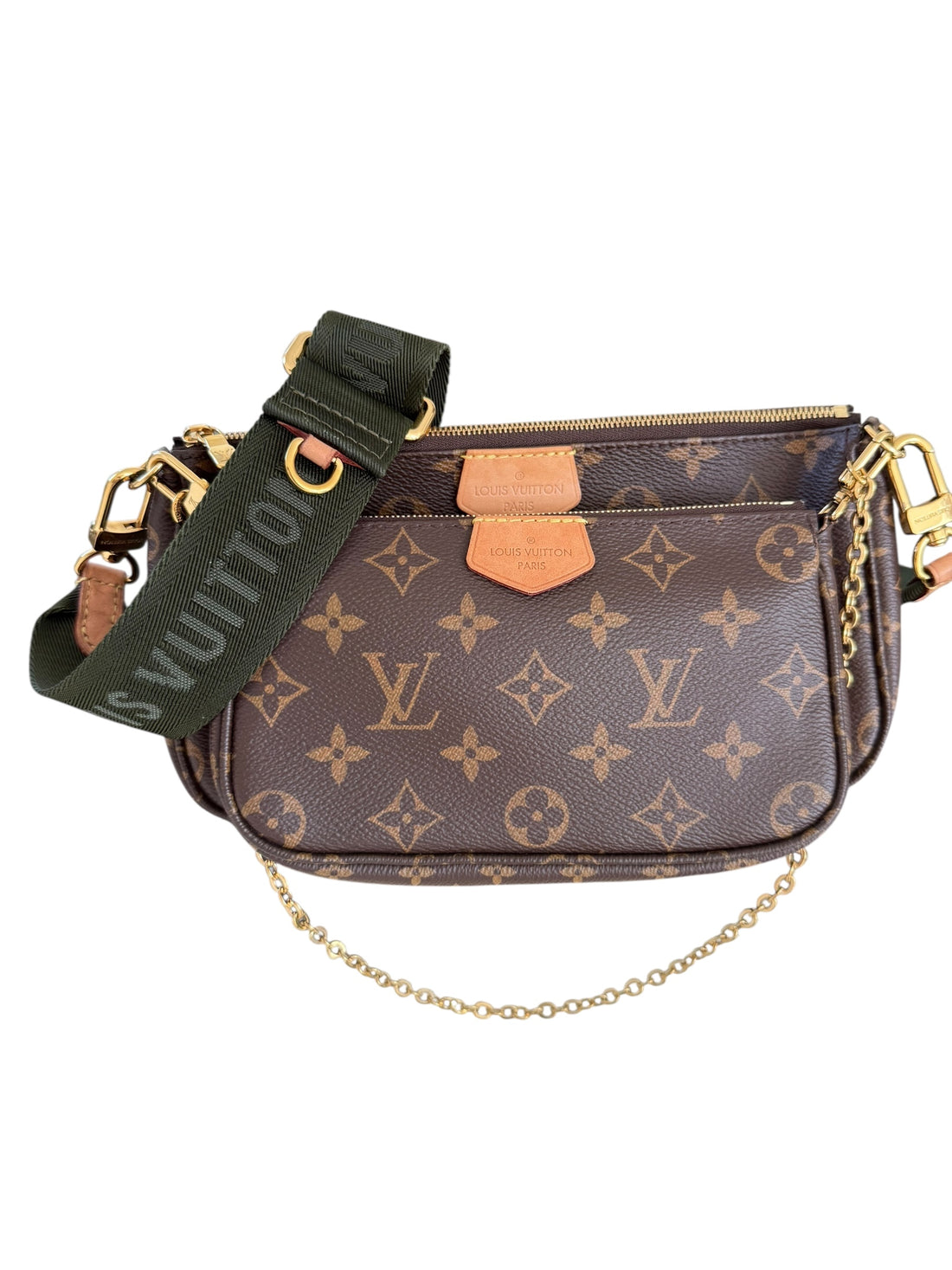 Louis Vuitton Multi Pochette Accessoires Monogram Canvas Khaki