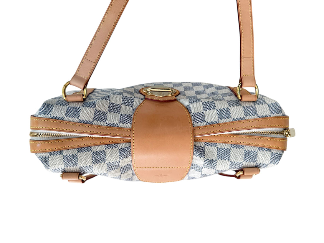 Louis Vuitton Stresa Schultertasche Damier Azur Canvas