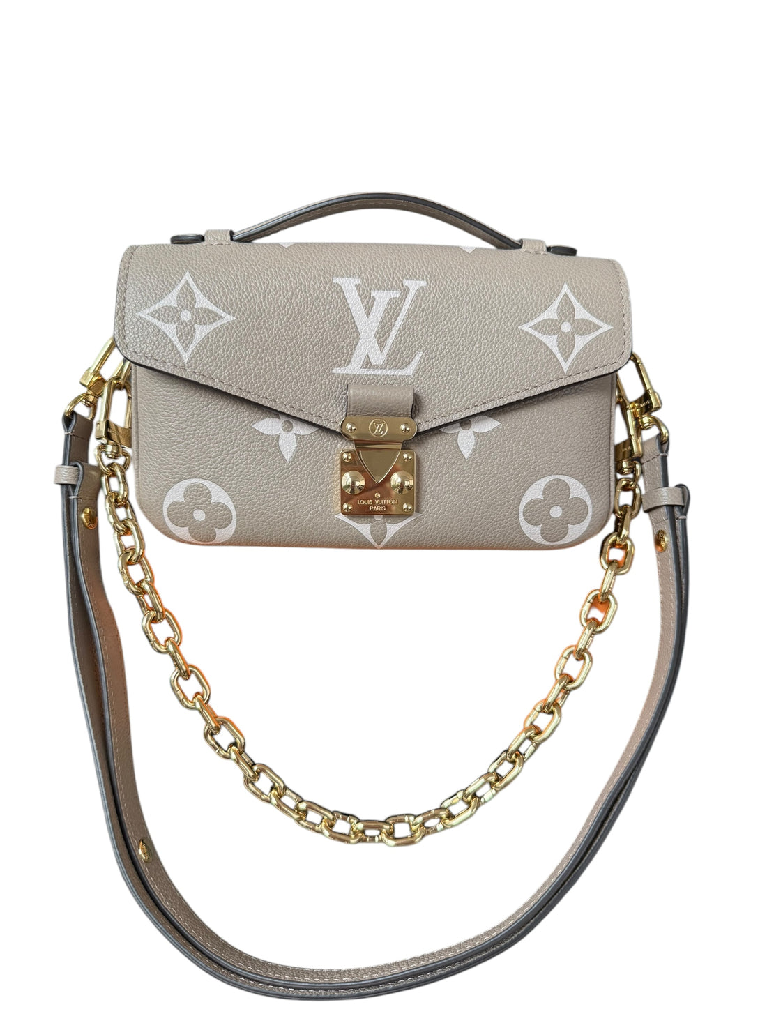 Louis Vuittion Metis Pochette East West Empreinte Leder Tourterelle