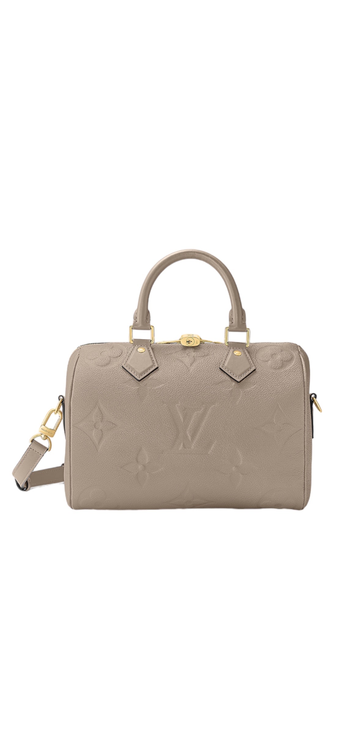 Louis Vuitton Speedy 25 Monogram Empreinte Leder Tourterelle