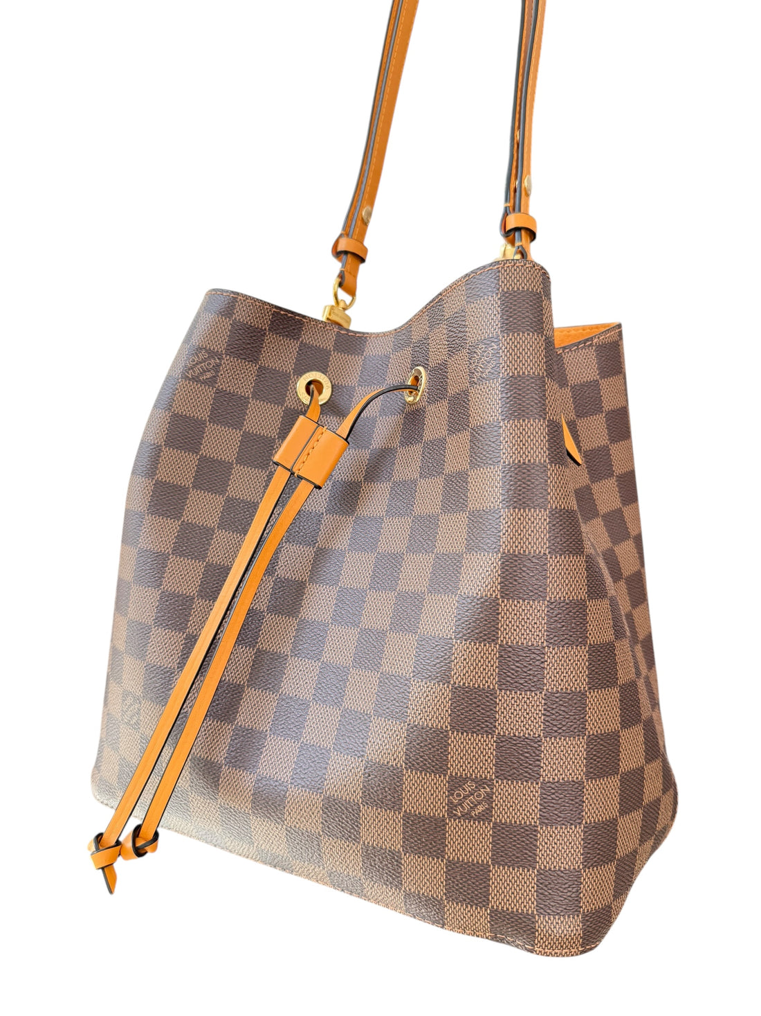 Louis Vuitton Néonoé MM Damier Ebene Safran