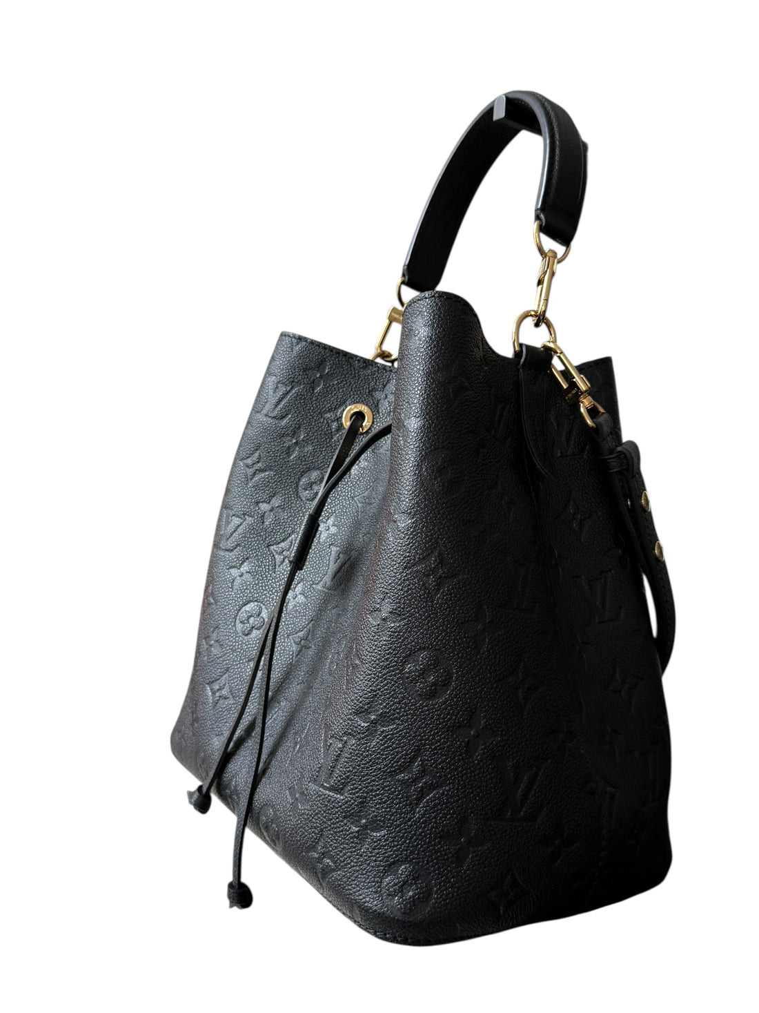 Louis Vuitton Néonoé Monogram Empreinte Leder in der Farbe schwarz