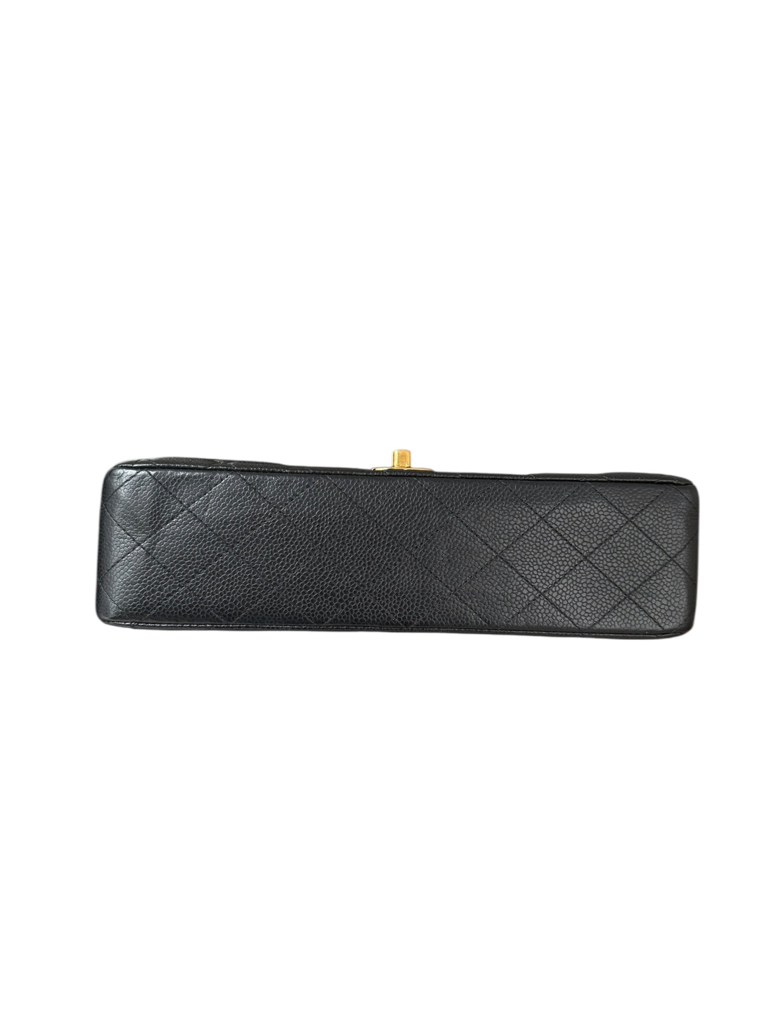 Chanel Classic Timeless Double Flap Bag Medium Caviarleder und goldfarbene Hardware