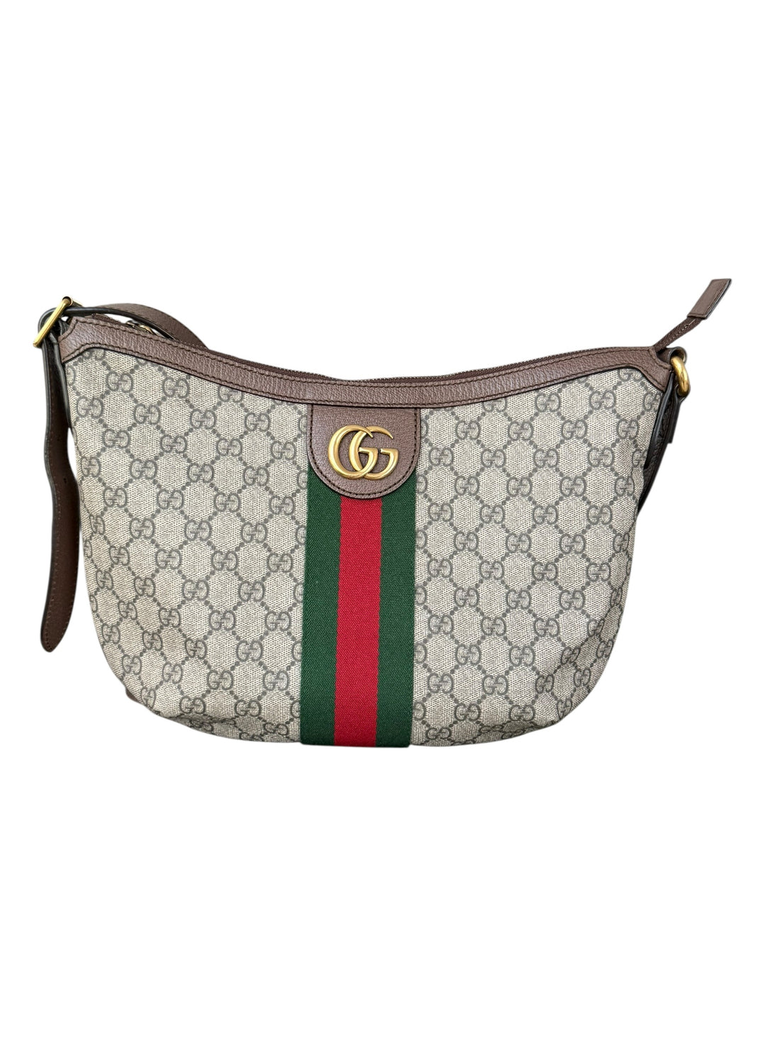 Gucci Ophidia small Schulter Tasche mit verstellbaren Schulterriemen.
