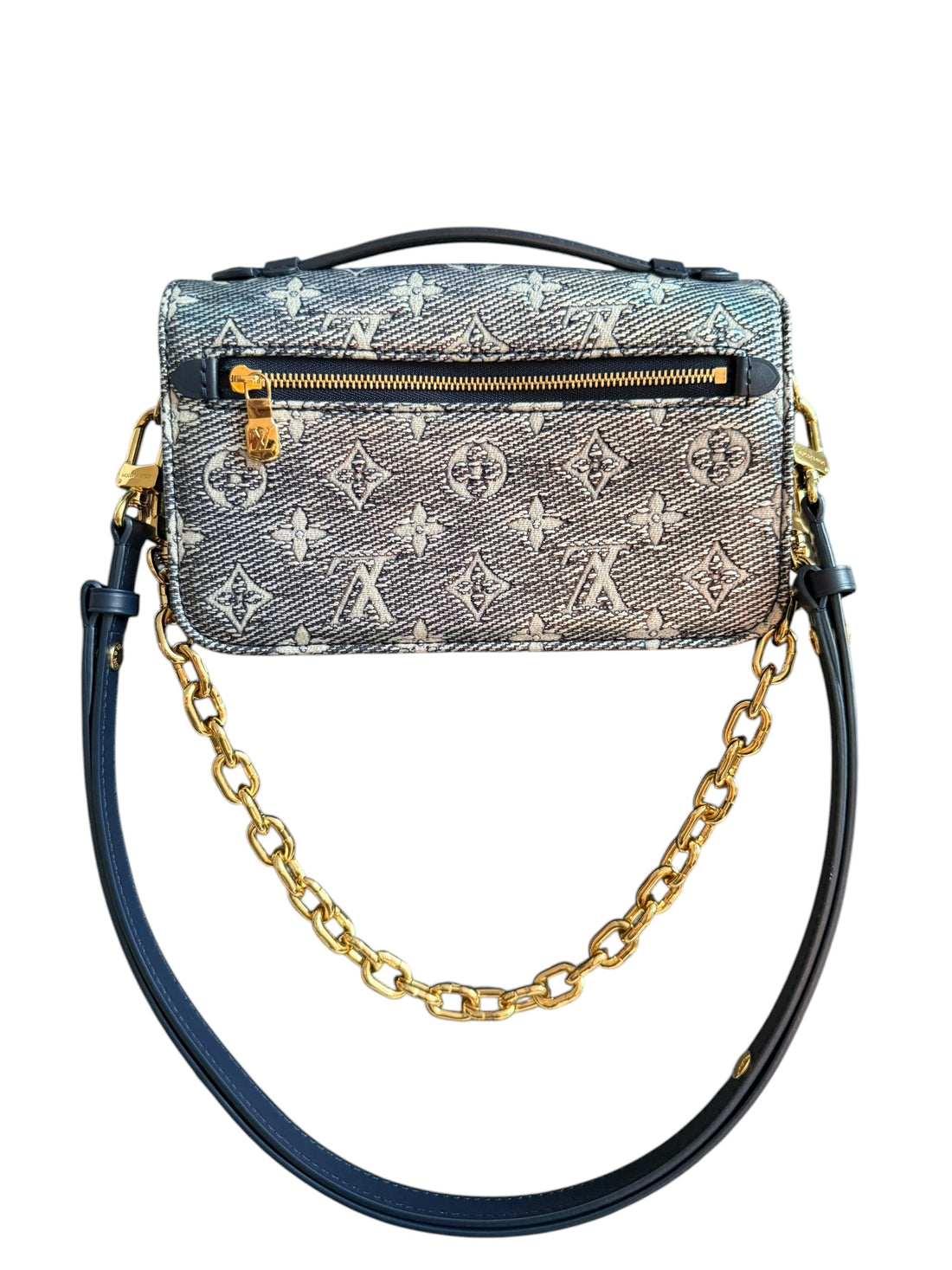 Louis Vuitton Métis East West Monoglam Blau. Limited Edition