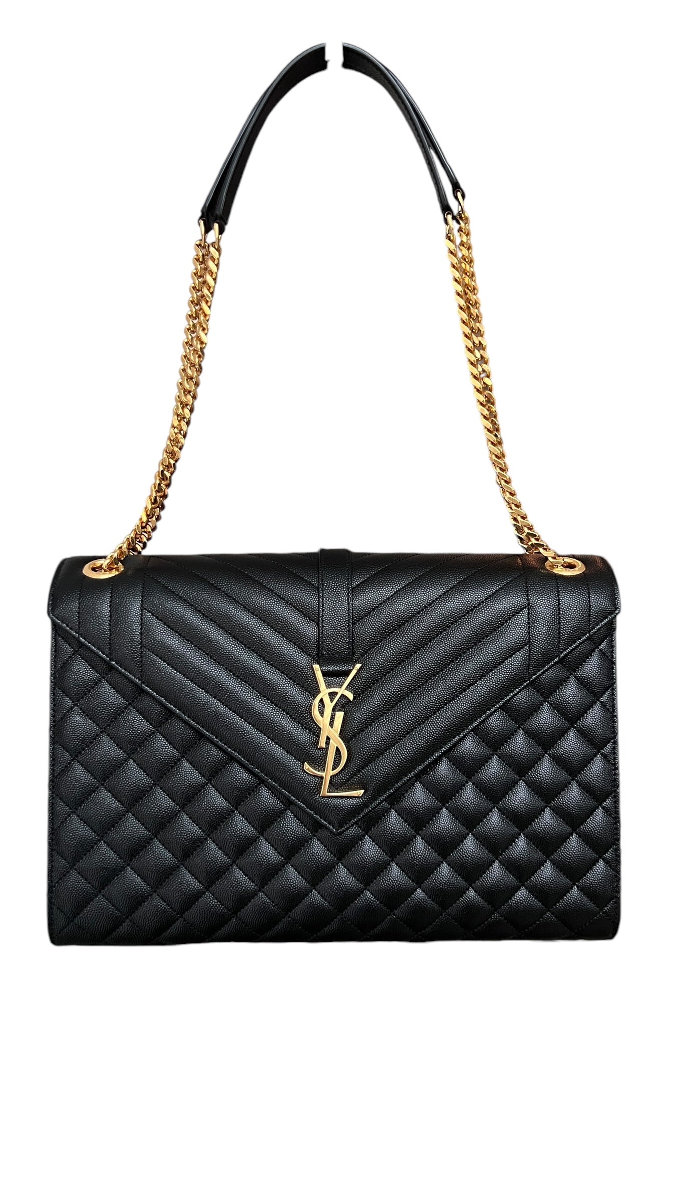 YSL Saint Laurent Envelope Large schwarz revivebychristina