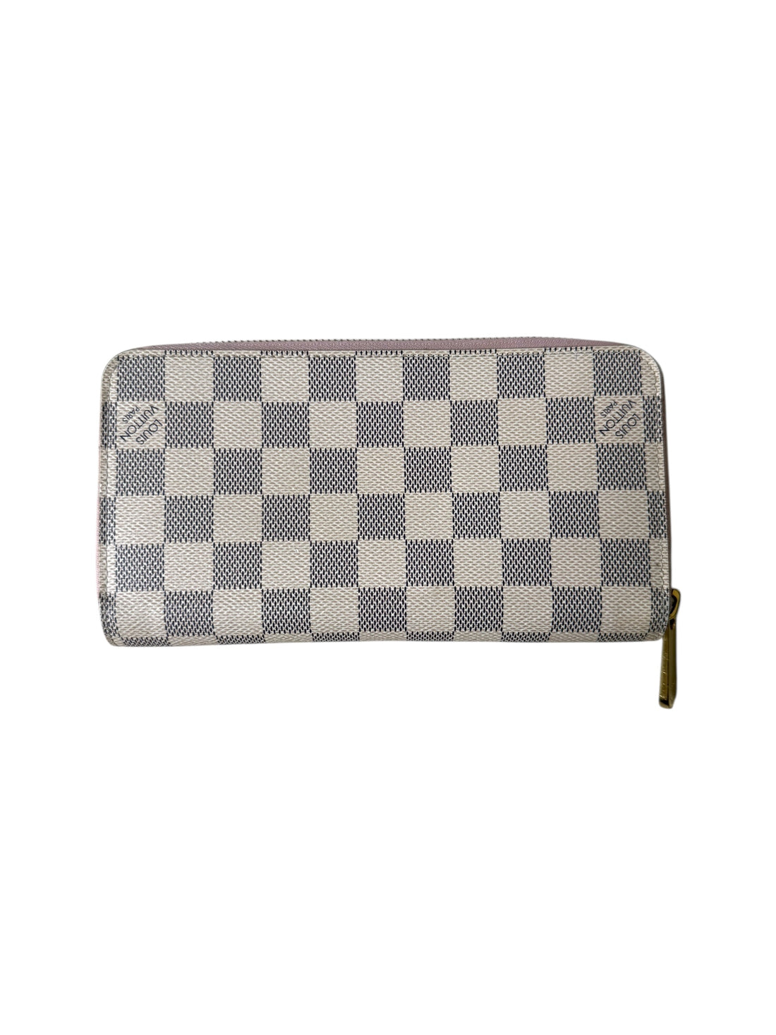 Louis Vuitton Zippy Portemonnaie in Damier Azur Canvas