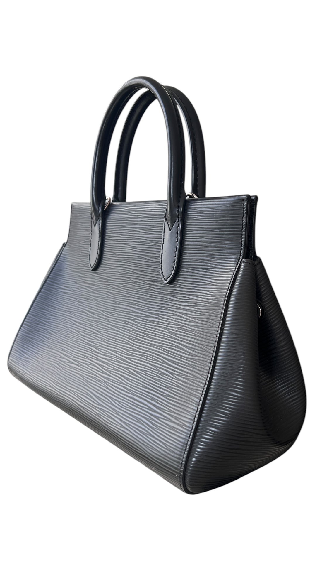 Louis Vuitton Marly aus schwarzem EPI Leder